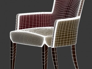 restaurant chair nobilis p 3D Model