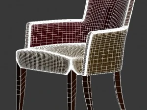 restaurant chair nobilis p 3D Model