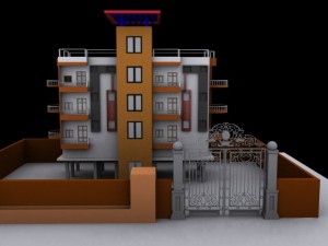 bulding Modello 3D