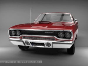 Plymouth roadrunner 3D Модель