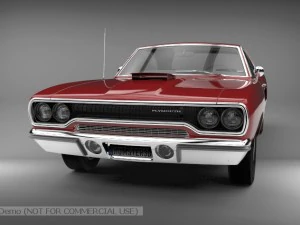 Plymouth roadrunner 3D Model