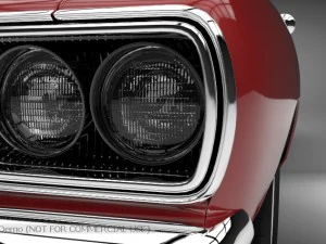 Plymouth roadrunner 3D Model