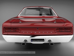 Plymouth roadrunner 3D Модель