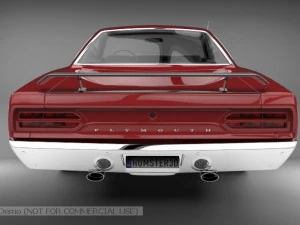 Plymouth roadrunner 3D Model