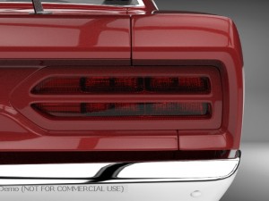 Plymouth roadrunner 3D Модель