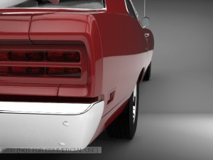 Plymouth roadrunner 3D Модель