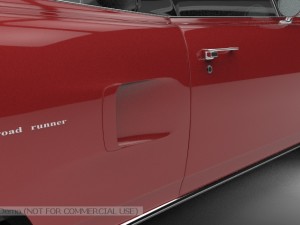 Plymouth roadrunner 3D Модель