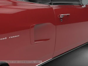 Plymouth roadrunner 3D Model