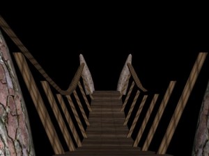 rope bridge 3D 모델