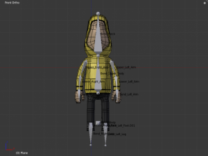 blender rigged man 3D Model