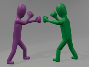 blender rigged figure 3D-Modell