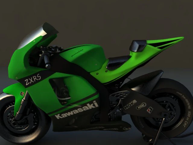 new kawasaki 3D Model .c4d .max .obj .3ds .fbx .stl .blend 