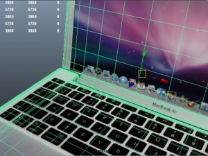 laptop Modello 3D