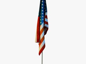 flag stand Modelo 3D