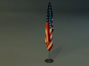 flag stand 3D Model