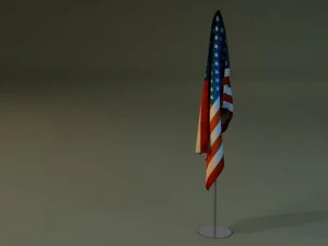 flag stand 3D Model