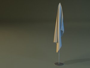 flag stand 3D-Modell