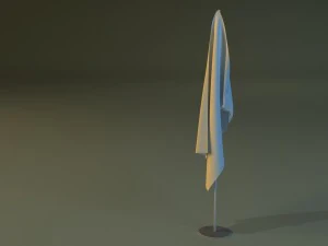 flag stand 3D Model