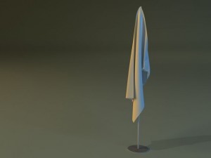 flag stand 3D-Modell