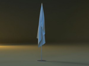 flag stand 3D-Modell