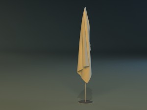 flag stand 3D-Modell