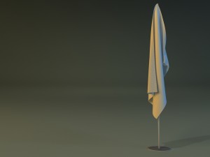 flag stand 3D-Modell
