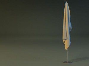 flag stand 3D-Modell