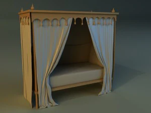 children bed 3D Model