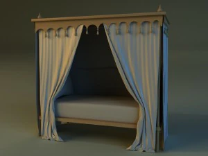 children bed 3D Model