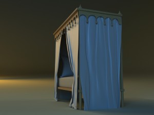 children bed 3D-Modell