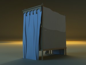children bed 3D-Modell