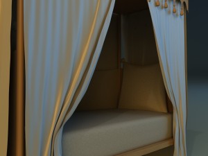 children bed 3D-Modell