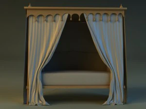 children bed 3D Model