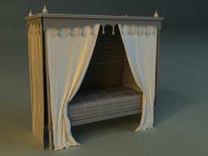 children bed 3D-Modell