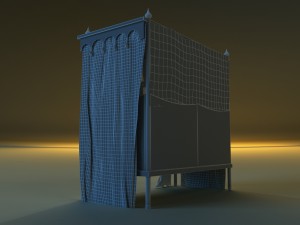 children bed 3D-Modell