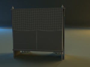 children bed 3D-Modell
