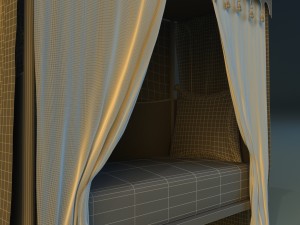 children bed 3D-Modell