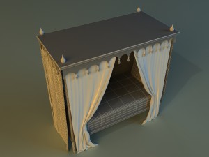 children bed 3D-Modell