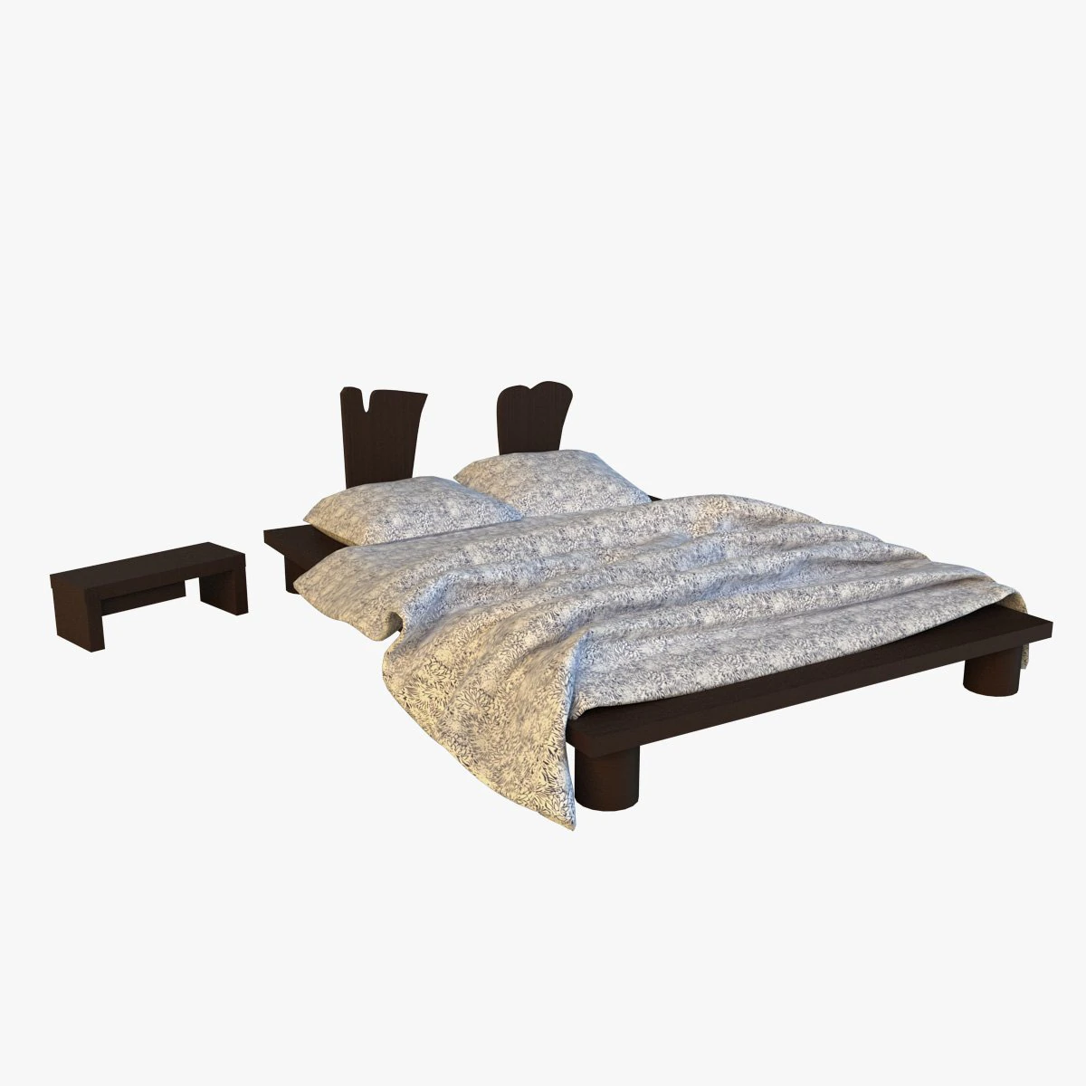 bed chalets 3D Model .c4d .max .obj .3ds .fbx .stl .blend 