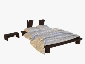 bed chalets 3D मॉडल