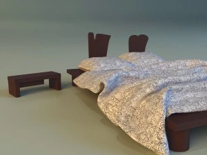 bed chalets 3D Model