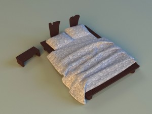 bed chalets 3Dモデル