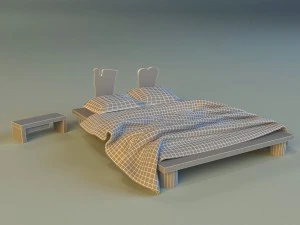 bed chalets 3D Model