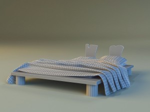 bed chalets 3Dモデル