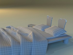 bed chalets 3Dモデル