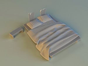 bed chalets 3Dモデル