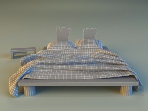 bed chalets 3Dモデル