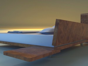 bed pattern wood 3D Model