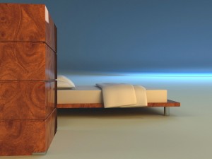 bed pattern wood 3D Model