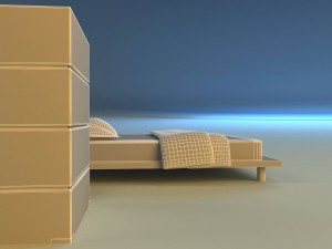 bed pattern wood 3D Model